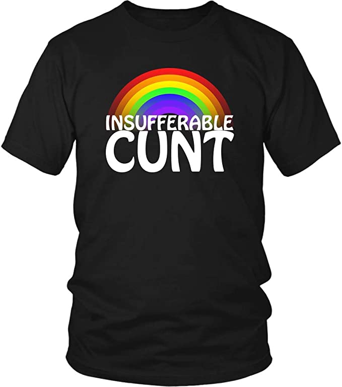 Insufferable Cunt T-Shirt - Funny Offensive Rainbow Rude Crude Vulgar Gag Gift T Shirt
Buy here: amzn.to/3P5zt4o
#Amazon #commissionearned