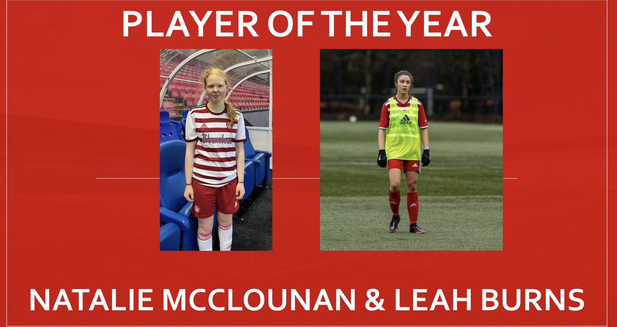accieswfc's tweet photo. 𝟭𝟴𝘀 𝗔𝘄𝗮𝗿𝗱𝘀

Player of the Year for our 18s were Natalie McClounan and Leah Burns 🙌🏻 https://t.co/qUEh02pIFW