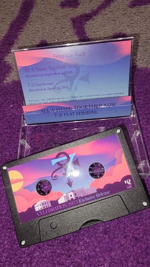 PLIVETHEBEST's tweet photo. The @prince Estate Releases 2 Unreleased Tracks 2 Attendees. All A Share Together Now And 7 in E Flat. Songs Will B Officially Released Tomorrow!!! https://t.co/WagDIR7igh