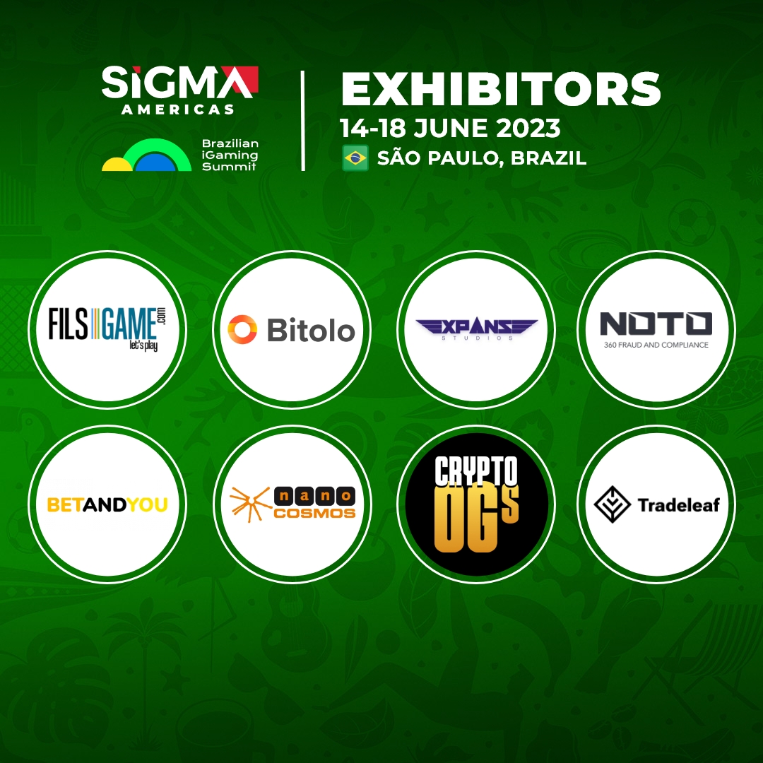 SiGMAworld_'s tweet photo. It's now time to bring to light all of the exhibitors that you will have the chance to meet in São Paulo between 14-18 June 2023! 🔦

Filsgame | Bitolo | @StudiosExpanse | @Notolytix | Betandyou | @nanovideo | @crypto0gs | @tradeleaf

Get your pass now! 👇
https://t.co/wvew3z0NAb https://t.co/fkOpo4Zjcu