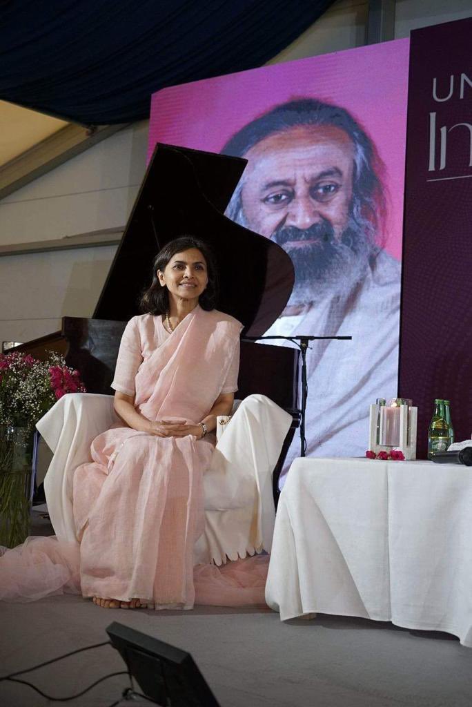Amb Nagma Mallick attended a meditation session led by Gurudev Sri Sri Ravi Shankar ji at the Taraska Ashram in Warsaw recently. We will celebrate Yoga Day next Sunday with The Art of Living Foundation. 
#IDY2023