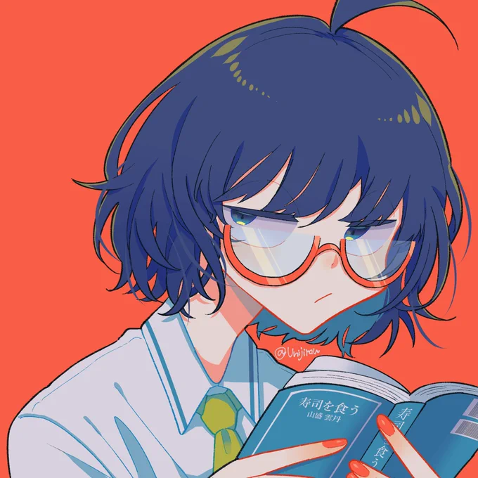 iPad版クリスタの練習も兼ねてアイコンのイラストをリメイクしました!(小道具とかかなり端折りましたが) 元絵は2021年に描いたものなのですが想像以上に画風変わっててウケました
