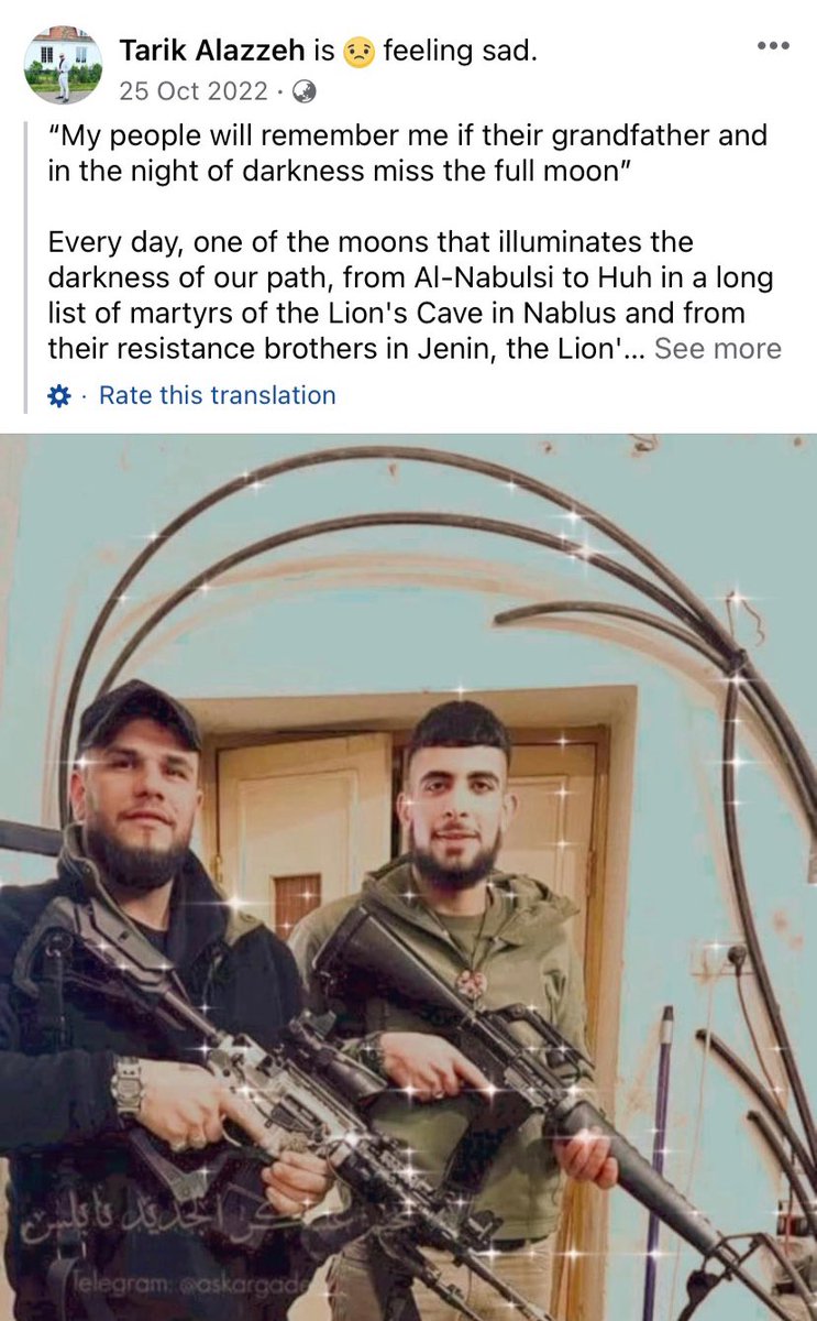 drdanielschatz's tweet photo. S-kommunpolitiker Tarik El-Ezeh (inbjuden till Malmökonferensen) delar bilder med partiledningen på sin offentliga FB-sida. Han delar även bilder på beväpnade martyrer, videor där israeler kallas "Judeo-Nazi" och han poserar med vapen. Är detta acceptabelt Magdalena Andersson? https://t.co/hUhVXpBtoY