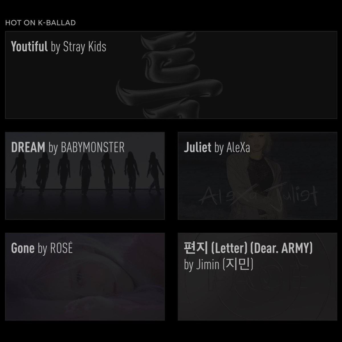 Genius_kor's tweet photo. #GeniusCharts | AleXa (@AleXa_ZB)’s new self-written single “Juliet” debuts at #3 on the K-Ballad chart in Genius Korea! 

Check out the lyrics to the English and Spanish versions of the song on Genius now!

https://t.co/TymIpSGHqs https://t.co/ztf52TmVrm