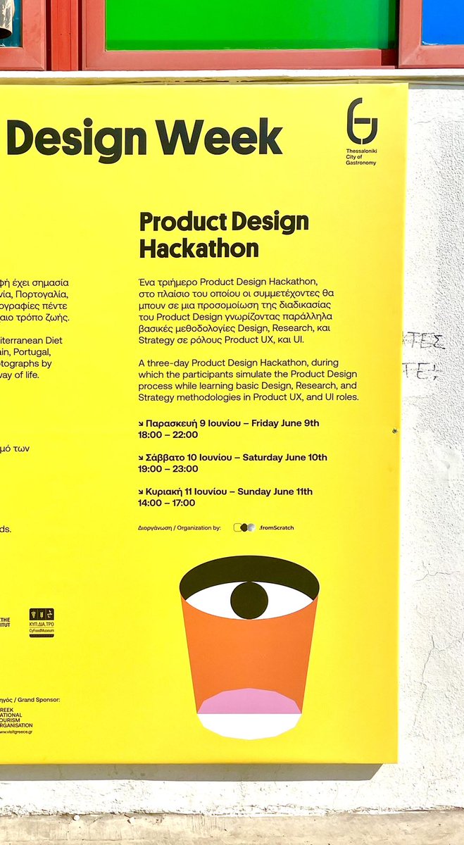 fromscratch_io's tweet photo. What an incredible (and colorful!) start we had to our Product Design Hackathon at the #ThessalonikiDesignWeek. The participants' energy was through the roof! 🚀 https://t.co/AQssze3nYu