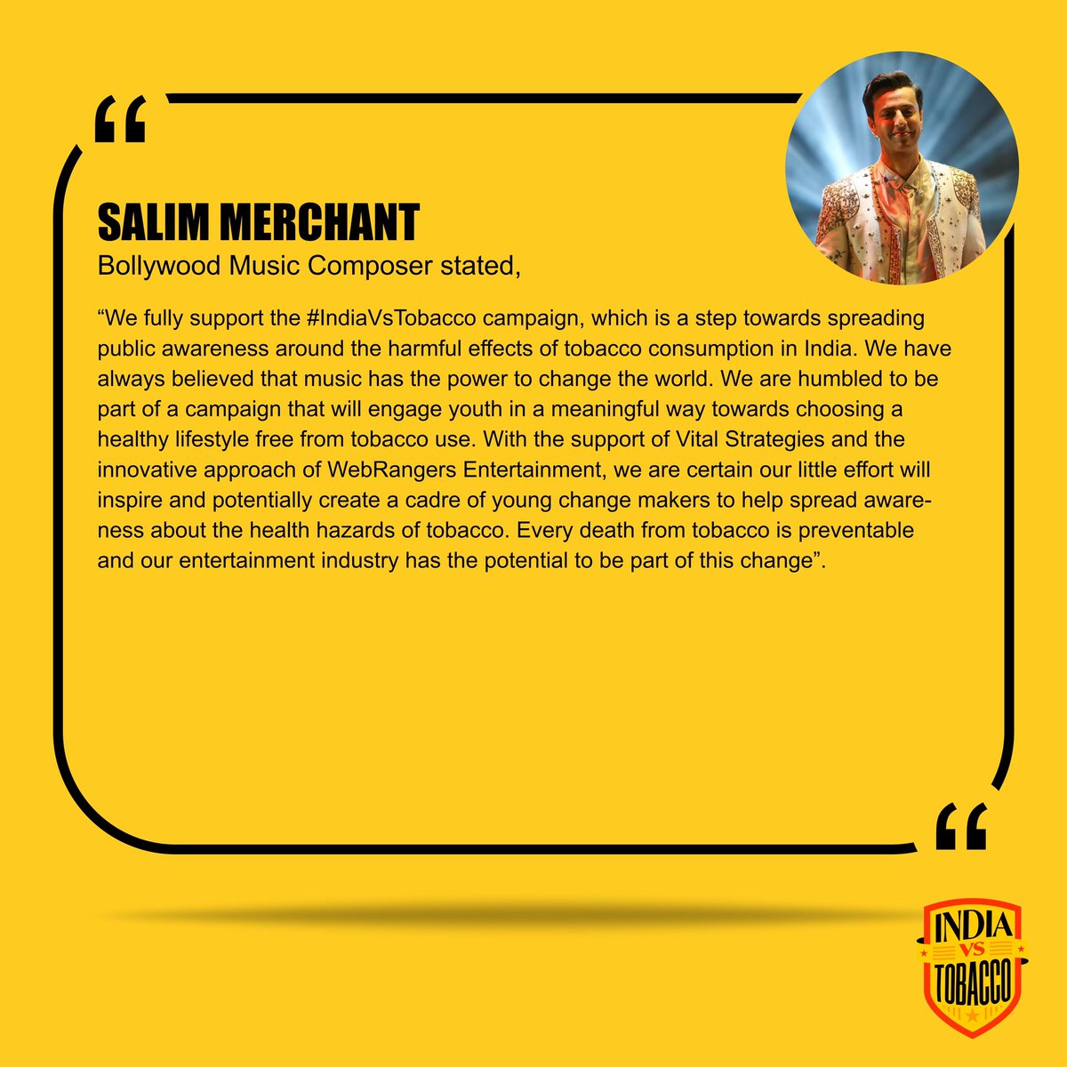 IndiaVsTobacco's tweet image. Experts speak: “Aaj Zindagi Jeete Hain” musical anthem launch panel on World No Tobacco Day, 31st May 2023. 

Let’s go tobacco-free because when we say NO to tobacco, we say YES to life!

#WorldNoTobaccoDay2023 #AajZindagiJeeteHai #TobaccoFreeFuture #FightAgainstTobacco…