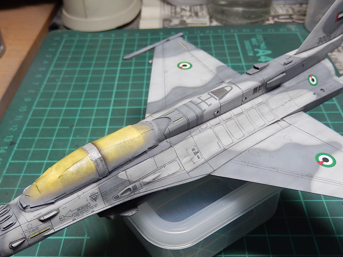 gorimodeler's tweet photo. 兵装類、仕上げまで終わりました。
機体をフラットクリアーでコートして、脚庫と脚周りの塗装、スミ入れまで完了。
#帰ってきた複座機祭り
#F16F
#ハセガワ https://t.co/JOBrU9gmai