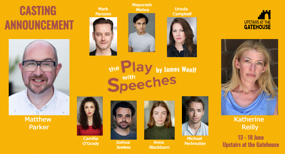 As we speak, our  actors are getting ready to play the part of actors getting ready to audition for a play that is made up of audition speeches. Don't miss out on the madness and the fun. 🎟️🎟️upstairsatthegatehouse.ticketsolve.com/ticketbooth/sh…