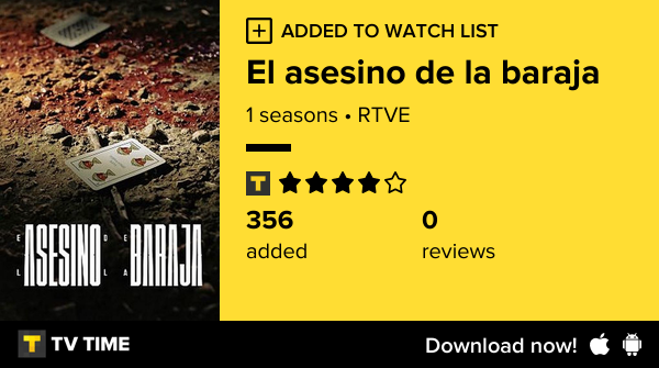 oceanvluke's tweet photo. I've just started following El asesino de la baraja https://t.co/VdsCIB6JXR #tvtime https://t.co/IR2wVi2LpS