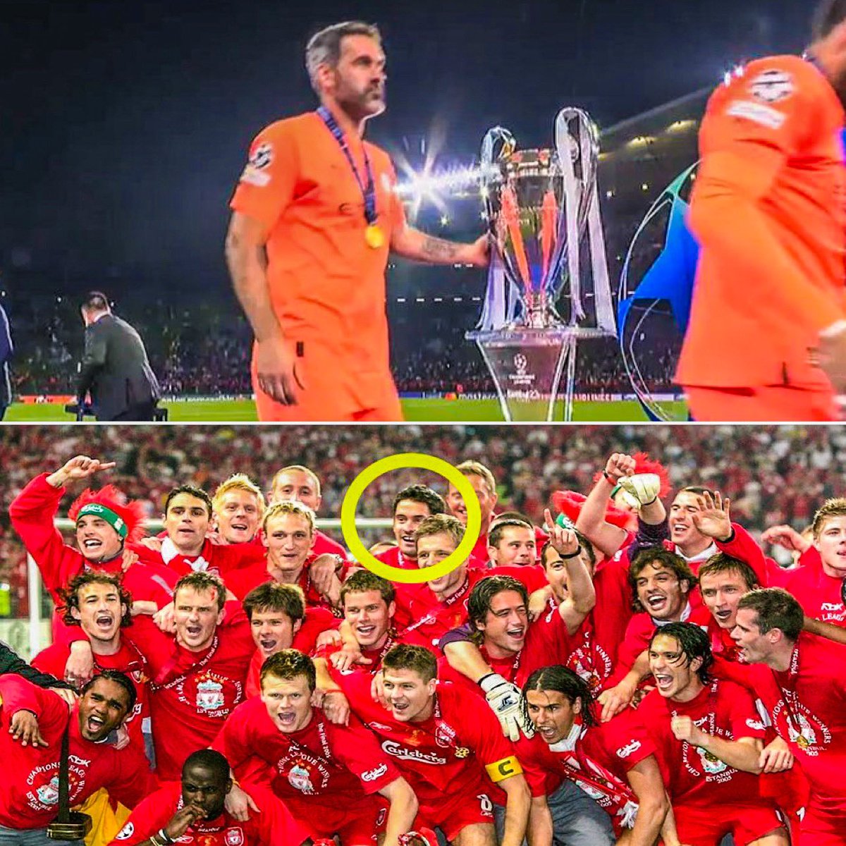 Scott Carson, 18 yıl sonra yine Istanbul'da Şampiyonlar Ligi zaferini yaşadı. #UCLFinal 

🏆 2005 Liverpool (İstanbul)
🏆 2023 Manchester City (İstanbul)