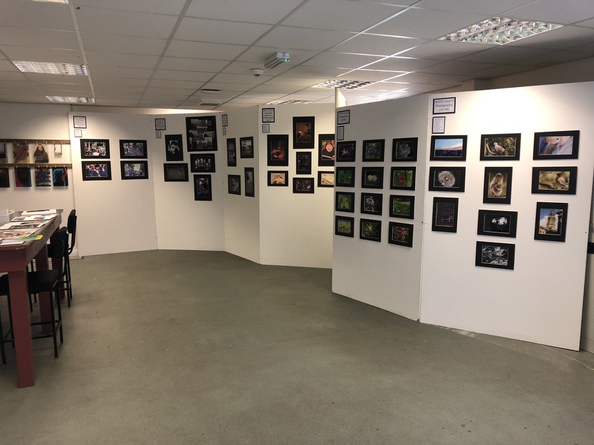 Myerscough_CD's tweet photo. We are ready to go!  Exhibition of student photography and creative design work! @MyerscoughColl #photography  #art #FE https://t.co/eNgNkZYYL4