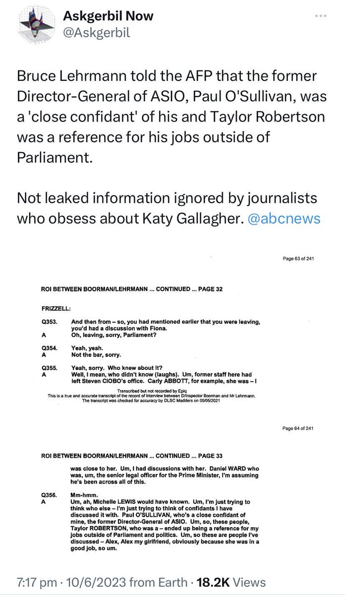 Why is Lehrmann so well connected? One of his best mates was the Director General of ASIO