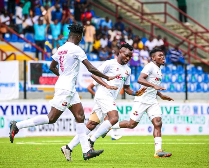 NPFL'23 SUPER-SIX

Day 5 - Last Lap....
Sun 11-06-2023

Pairings:

Sunshine Stars vs Lobi stars
#2pm

Remo vs Bendel Insurance
#4pm

Enyimba vs Rivers United
#6pm

#Venue: Mobolaji Johnson Arena, Lagos