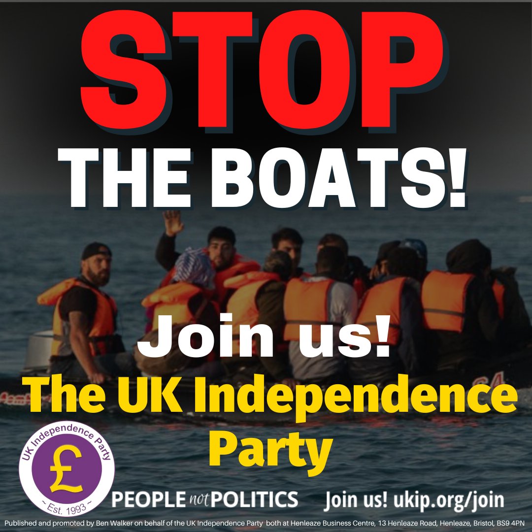 #stoptheboats #turnthemround and #sendthemback

#JoinUKIP if you agree