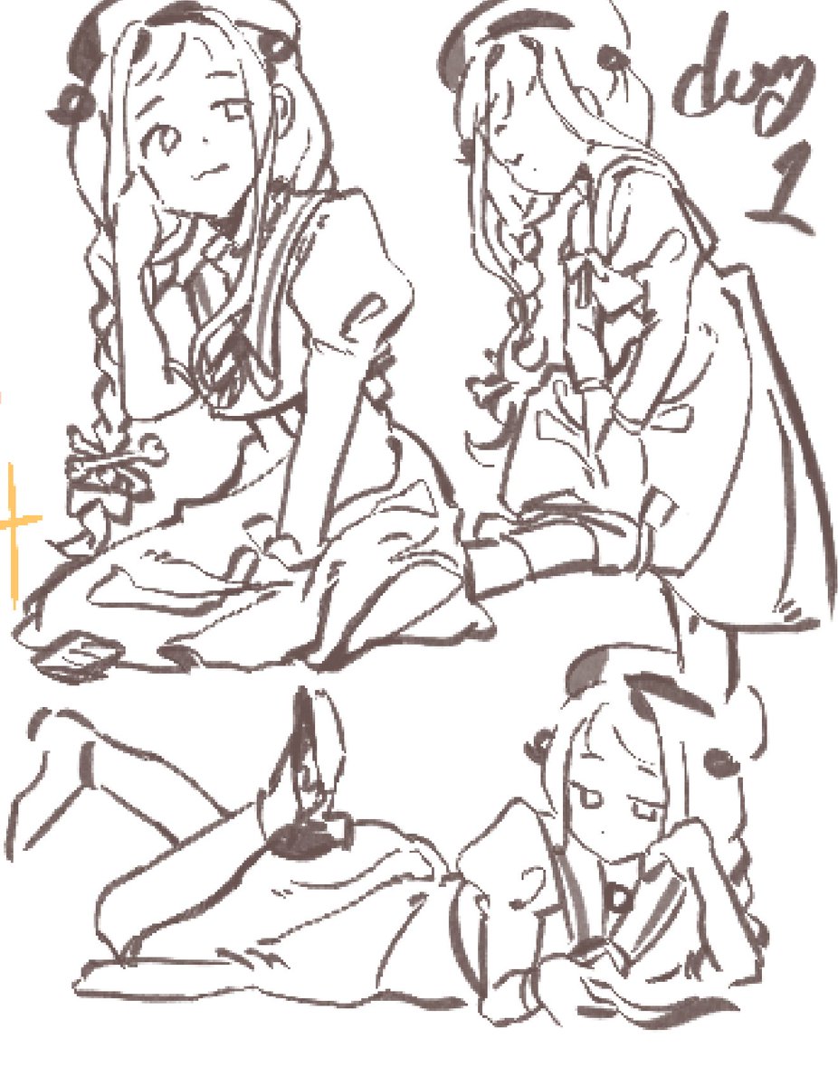 是根据侦探宁宁画的速写！