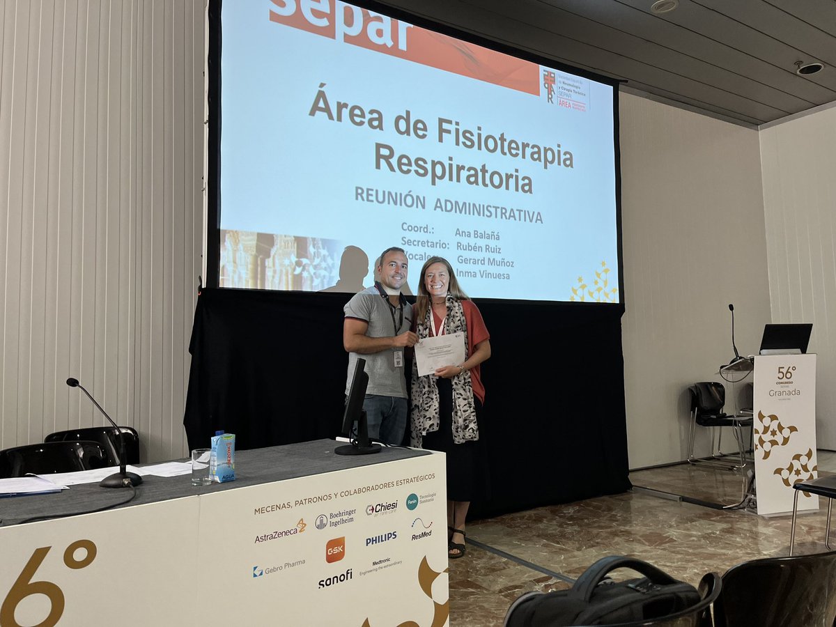 Inma Vinuesa (@inmavinuesa1) on Twitter photo Premios Pari del área de fisioterapia respiratoria <a href="/FISIOSEPAR/">Fisioterapia SEPAR</a> Enhorabuena a los ganadores: <a href="/analistapaz/">Ana Lista</a> <a href="/Vic_Alcaraz/">Victoria Alcaraz</a> <a href="/ana_balanya/">Ana Balañá</a> Premios Pari del área de fisioterapia respiratoria <a href="/FISIOSEPAR/">Fisioterapia SEPAR</a> Enhorabuena a los ganadores: <a href="/analistapaz/">Ana Lista</a> <a href="/Vic_Alcaraz/">Victoria Alcaraz</a> <a href="/ana_balanya/">Ana Balañá</a>