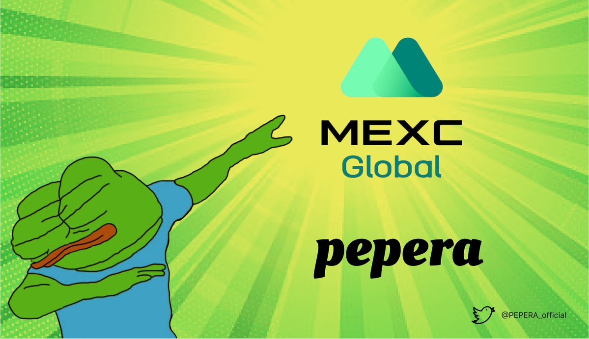 PEPERA (@pepera_official) on Twitter photo 🐸#PEPERA quick links🐸
📈 $PEPERA/USDT listing on <a href="/MEXC_Official/">MEXC</a>: Jun 13, 14:00 (UTC): mexc.com/en-US/support/…
💬 Telegram: t.me/pepera_official
📊 Chart: dextools.io/app/en/zksync/…
🔎 Also available on DEX: <a href="/izumi_Finance/">iZUMi Finance | #iZiSwap</a> <a href="/syncswap/">SyncSwap (((+)))</a> <a href="/OnsenSwap/">Onsen Swap ∎ (live on zkSyncEra, prev. AegisDEX)</a> 🐸#PEPERA quick links🐸
📈 $PEPERA/USDT listing on <a href="/MEXC_Official/">MEXC</a>: Jun 13, 14:00 (UTC): mexc.com/en-US/support/…
💬 Telegram: t.me/pepera_official
📊 Chart: dextools.io/app/en/zksync/…
🔎 Also available on DEX: <a href="/izumi_Finance/">iZUMi Finance | #iZiSwap</a> <a href="/syncswap/">SyncSwap (((+)))</a> <a href="/OnsenSwap/">Onsen Swap ∎ (live on zkSyncEra, prev. AegisDEX)</a>