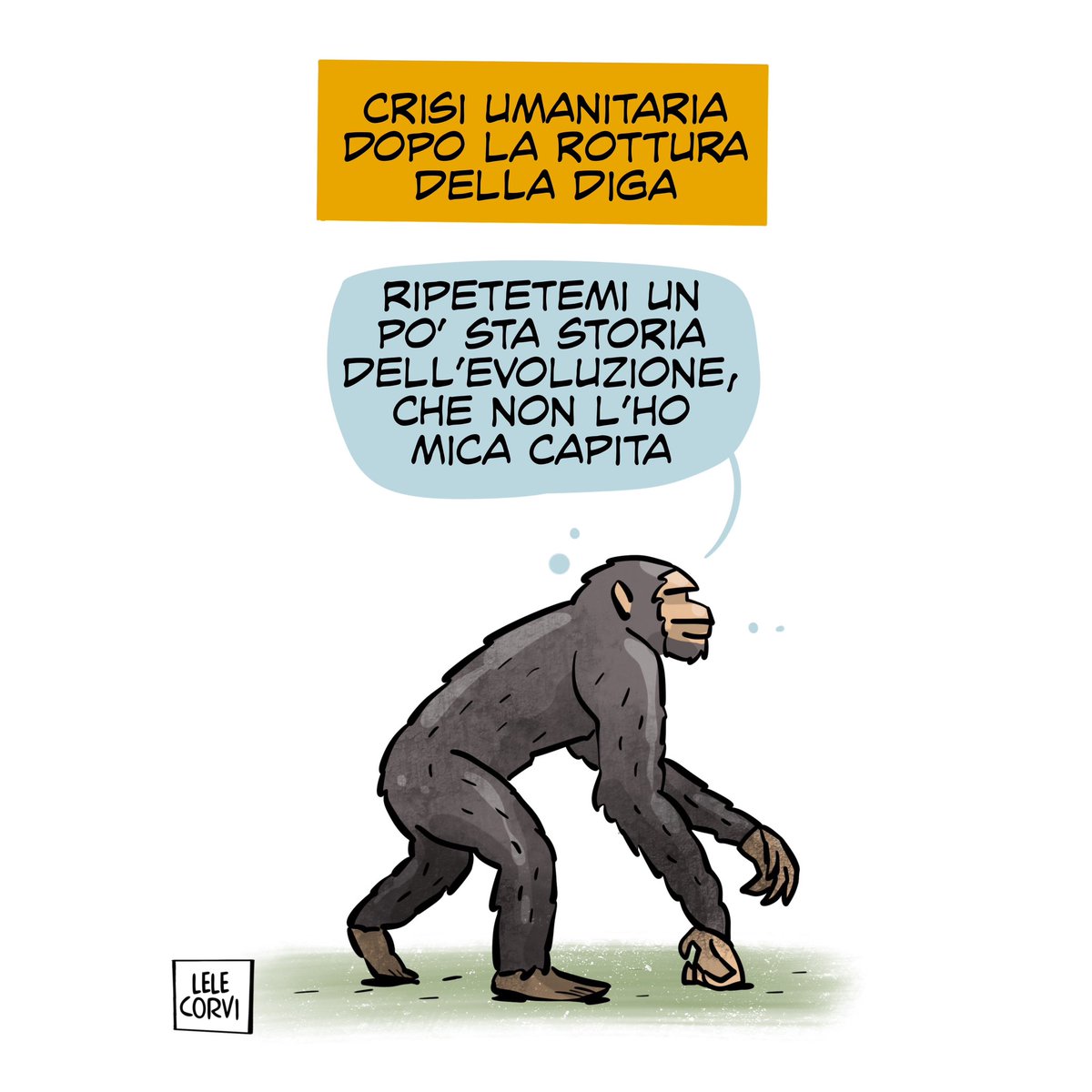 LeleCorvi's tweet image. crisi
Per il @ilmanifesto
----
#umanità #evoluzione #diga #disastro #guerra #russia #ucraina #ilmanifesto #lelecorvi