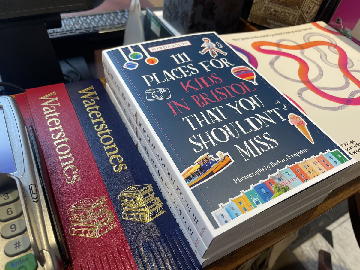 Huge thank you to Waterstones in Clifton for displaying ‘111 Places For Kids in Bristol That You Shouldn’t Miss’ on their counter