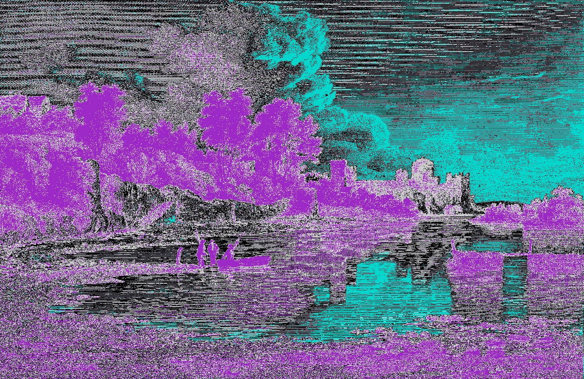 paintergoblin's tweet photo. Town walls and castle of Pembroke, Samuel Rawle, @NLWales https://t.co/jLar3uSFWL #wikidata #digitalart #print (Palette: #CyanBlackPurpleGrey) 🖌🎨 https://t.co/V0WnQ7yhDq