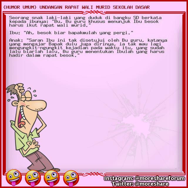 (HUMOR UMUM) UNDANGAN RAPAT WALI MURID SEKOLAH DASAR - UPDATE TIAP HARI!!! Jangan kelewatan!!! lumayan dari pada lumanyun buat ngilangin BETE!!! wkwkwkwkw Follow us - #humorumum #cerita #lucuumum #humor #humor #lucu #humorgokil #koleksihumor #kumpulanhumor #humor #indonesia #ceri