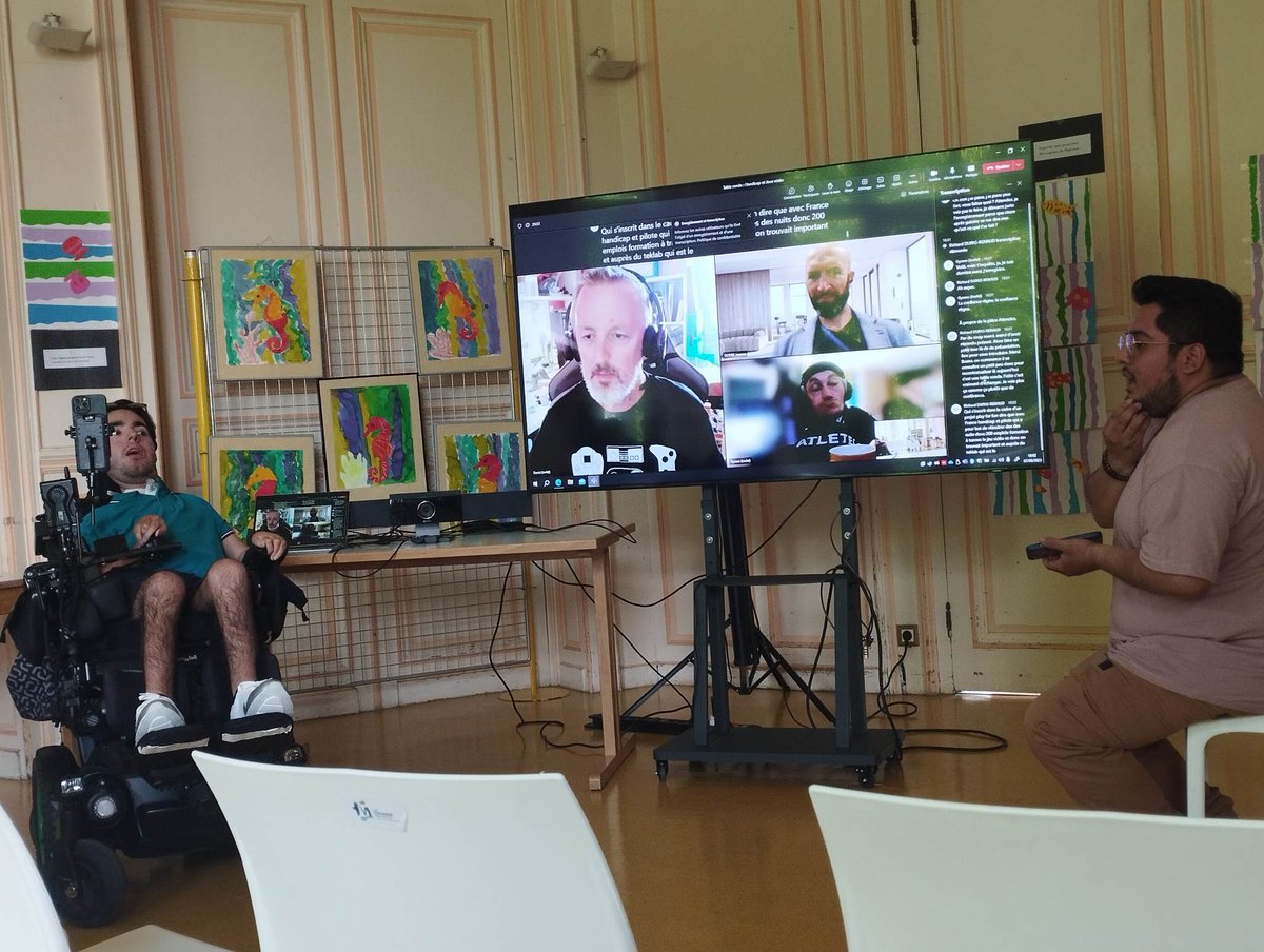 Orcusa2's tweet photo. Retour en images sur nos participations aux événements @ApfGaming  ! 📸✨
Table ronde inspirante à l'IEM de Villeneuve d'Ascq avec @Handigamers , @Capgame_France  et @MrGyzmo84 . Journée de sensibilisation mémorable au Kinépolis de Lomme avec @HandiArcade. Merci à tous !💪🌍🎮 https://t.co/HZj8AjzuZy