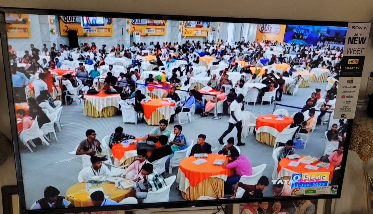 narottamsahoo's tweet photo. Enjoying the Grand Finale of #GujaratSTEMqmQuiz, being telecasted on #DDGIRNAR today.

It seems more live than the live Quiz @GujScienceCity .

If you missed it, please watch it on https://t.co/AtzYnHaIFh

Gujarat STEM Quiz - A Journey of a New Generation! @dstGujarat @vnehra https://t.co/3ny0Zlj7PQ
