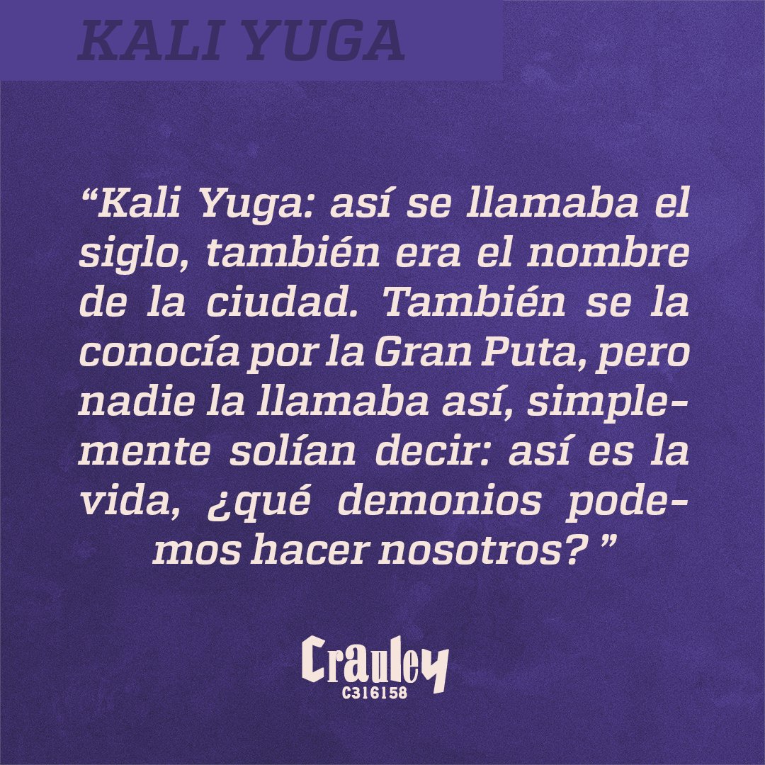 #KaliYuga #RelatoCorto

#escritor #frases #citas #LecturaRecomendada #relatos #microrrelatos #escritorindie #escritornovel