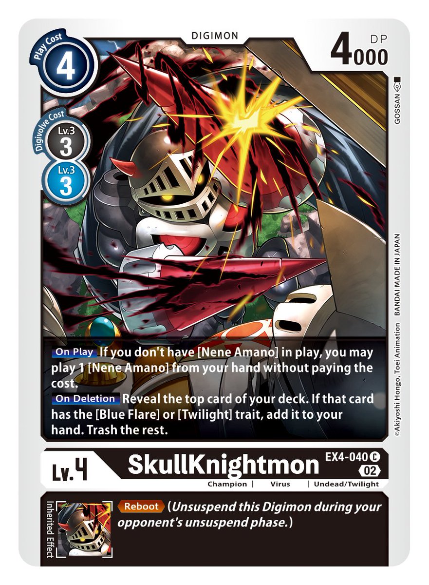 digimon card game ex4 Amazon.com: Bandai | Game: Alternative Being - Booster Display (EX04) | Trading Card | Ages 6+ | 2 Players Description coming soon... Digimon Card Game ChaosGallantmon EX4-011