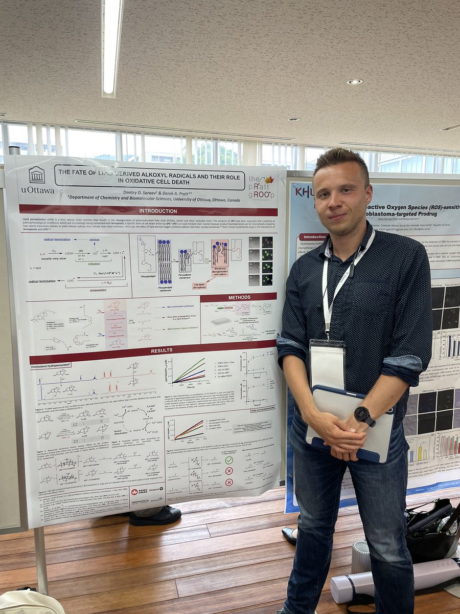 Dmitry Saraev (@dds_chem) on Twitter photo Had a great time last week listening to international experts in radical chemistry present their research, and exploring Japan’s Kansai region.
I would also like to express my gratitude for the poster award! #PSRC10 Had a great time last week listening to international experts in radical chemistry present their research, and exploring Japan’s Kansai region.
I would also like to express my gratitude for the poster award! #PSRC10