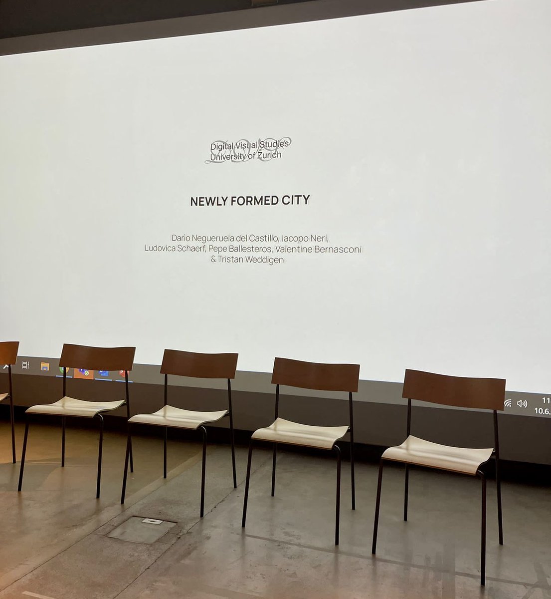 <a href="/dvstudies/">Digital Visual Studies</a> So far it has been a fantastic experience. And today the DVS team will be presenting and demonstrating live the project “Newly Formed City” at Helsinki Art Museum HAM at 14:00 together with Yehwan Song. Join us! <a href="/VBernasconi_/">Valentine Bernasconi</a> <a href="/Pepebzapata/">Pepe Ballesteros</a> <a href="/LudovicaSchaerf/">Ludovica Schaerf</a>