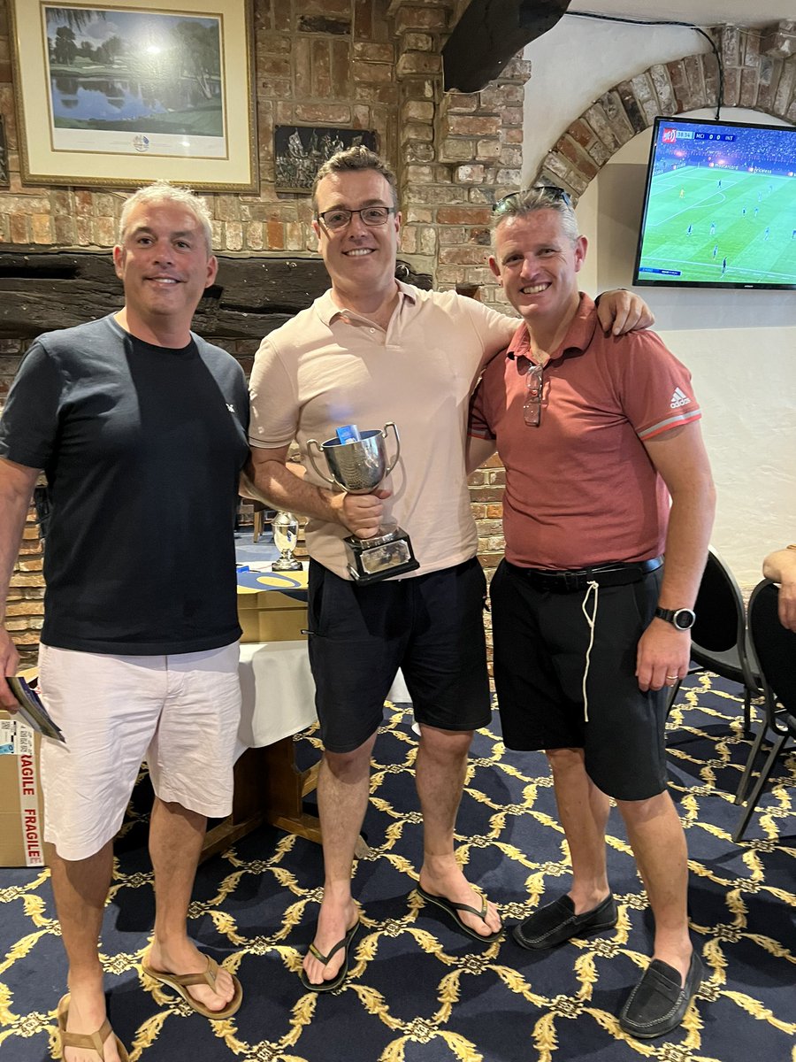 Huge congratulations to Stuart Jackson winning both the Longest Drive 💥 and Closet to Pin 📍 <a href="/HolyportCollege/">Holyport College</a> Dads Club Golf Day 👍🏻