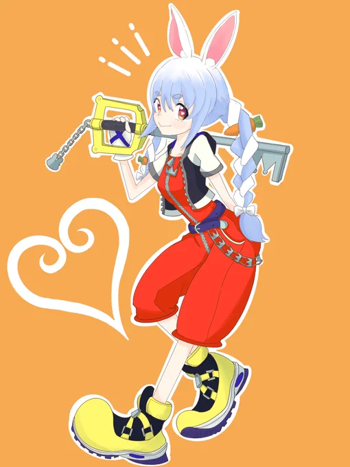 チェーンの部分に白枠描いてないの気付いてしまった…のでひっそりと修正版。