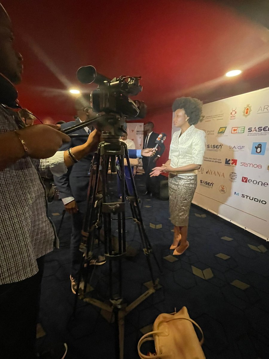 Interview de Madame <a href="/gerardinemahoro/">Gérardine Mahoro</a> fondatrice de ACT05 après le <a href="/SASEN_CI/">Sommet Africain des Startups</a> 2023. Elle a salué les organisateurs, félicité pour la signature de la convention avec la <a href="/Le_CI20/">Le #Ci20</a> x @boad_official lors de ce seul évènement de taille sur l'économie numérique en #Afrique francophone