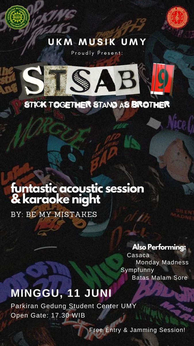 Ayooo ramaikan guysss,sore ini!!!jangan lupa ajak teman-teman kalian yaa‼️🤘