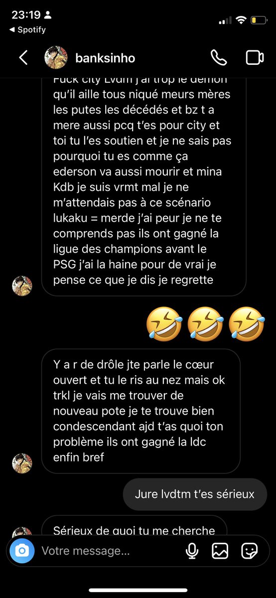 CheironSamuel's tweet photo. Le foot ça rend fou https://t.co/ZHpn9xKk99