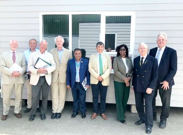 convergingworld's tweet photo. High Sheriffs & Police Commissioners of #Wiltshire #AvonSomerset #DevonCornwall #Dorset #Gloucestershire were invited to an exciting initiative Prisoners Building Homes delivering high quality, low carbon homes whilst providing opportunities to prisoners to reduce reoffending. https://t.co/5dEMvioIFA