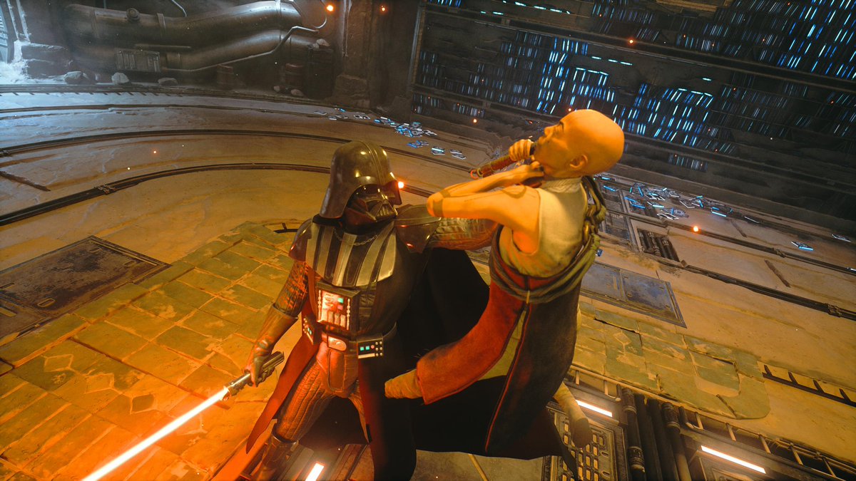 A little late to the party, but this was so good. Love this game #StarWarsJediSurvivor