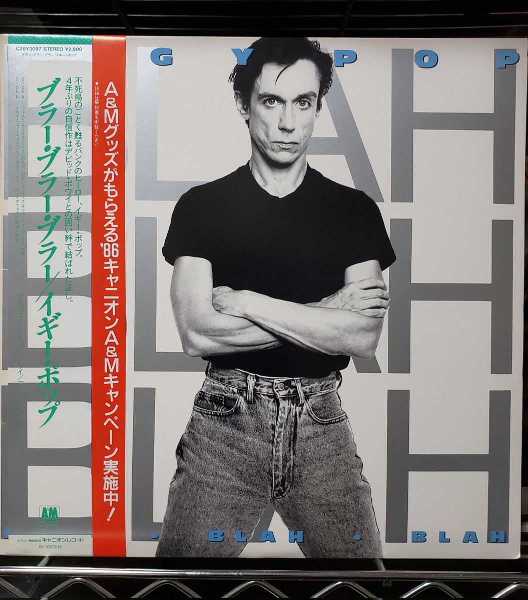 sexyedamurajap1's tweet photo. #IGGYPOP『BLAH-BLAH-BLAH』邦題【#ブラー・ブラー・ブラー】(1986年)
#イギー・ポップ のソロアルバム。
#デヴィッド・ボウイ、#デヴィッド・リチャーズ によるプロデュース作品。
A-1『#REALWILDCHILD(Wild One)』から圧倒される。
シングルカットされたB-1『#CRYFORLOVE』も珠玉の出来映えだ。 https://t.co/Erchq1cnsC