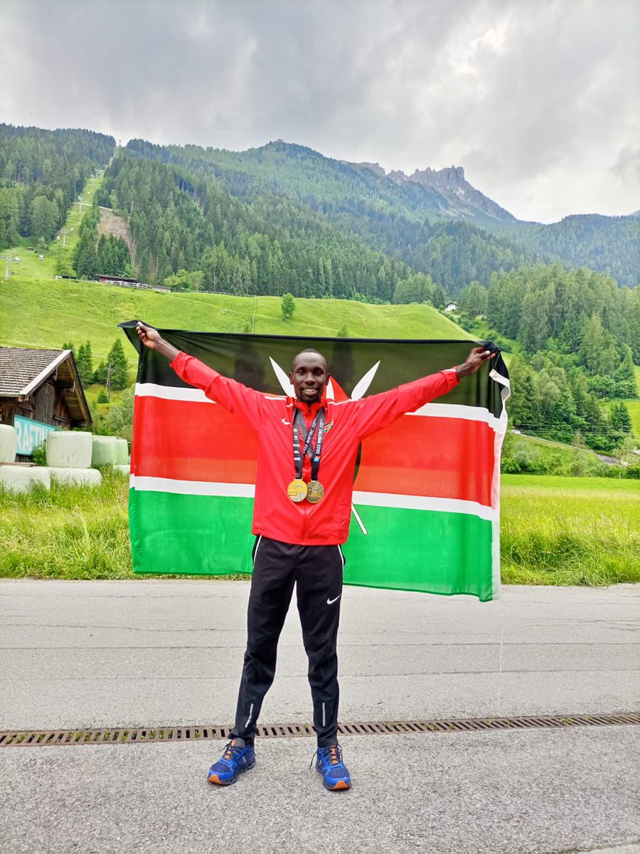 Team Kenya set to arrive home from Innsbruck, Austria after powerful display at the 2023 World Mountain & Trail Championships held on June 6-10. The squad collected 9 medals (5 Gold, 2 Silver and 2 Bronze). The team will jet in tonight, 9:30pm. Congratulations Team. #TeamKenya
