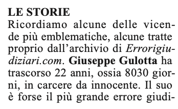 Errorigiudiziar's tweet photo. Su @unitaonline di oggi #11giugno trovate 2 pagine sugli #errorigiudiziari, alla vigilia del 40° anniversario dell'arresto di #EnzoTortora. Grazie a @ValeAngeStella  per le citazioni plurime del nostro lavoro, compreso il docufilm "Peso morto" sulla tragedia di @Angelo54746948. https://t.co/GPjiEQPSkO