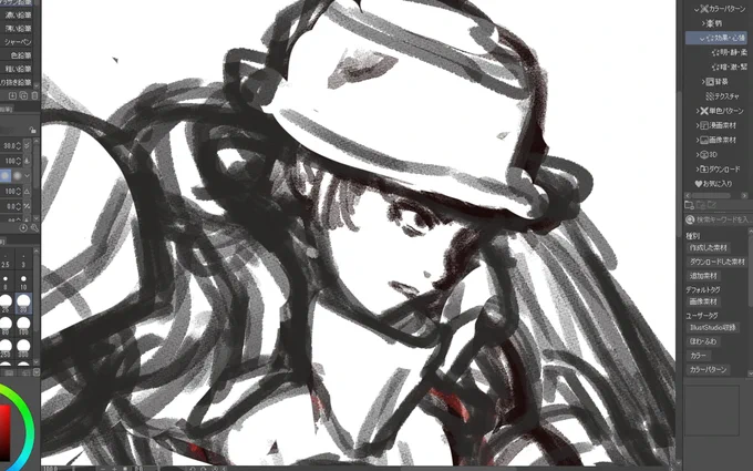 筋トレの合間にファイアーエムブレムで一番やばい村人描いてる