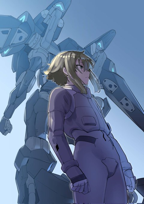 「blonde hair pilot suit」 illustration images(Latest)