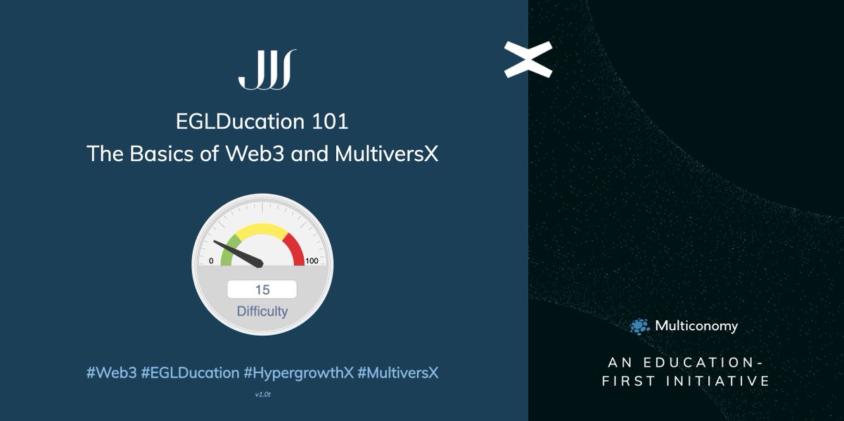 joewu_official's tweet photo. EGLDucation 101 (v1.0t) - The Basics of #Web3 and #MultiversX

This is the first of many #Twourses as part of #EGLDucation; an education-first initiative.

EGLDucation 101 Twourse is designed to introduce &amp; onboard newcomers both to Web3 &amp; @MultiversX #EGLD.

#HypergrowthX https://t.co/rHLKQvt2n4