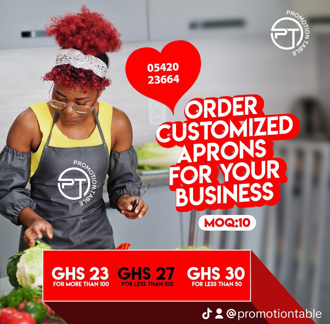 PromotionTable's tweet image. Looking for a way to engage customers and increase brand awareness? Our aprons are designed to do just that. Get a free apron for each purchase. #PromotionTable
#EventPromotions
#BrandActivation
#ExperientialMarketing
#PromoTable
#BrandPromotion
#MarketingActivation
#InStorePromo