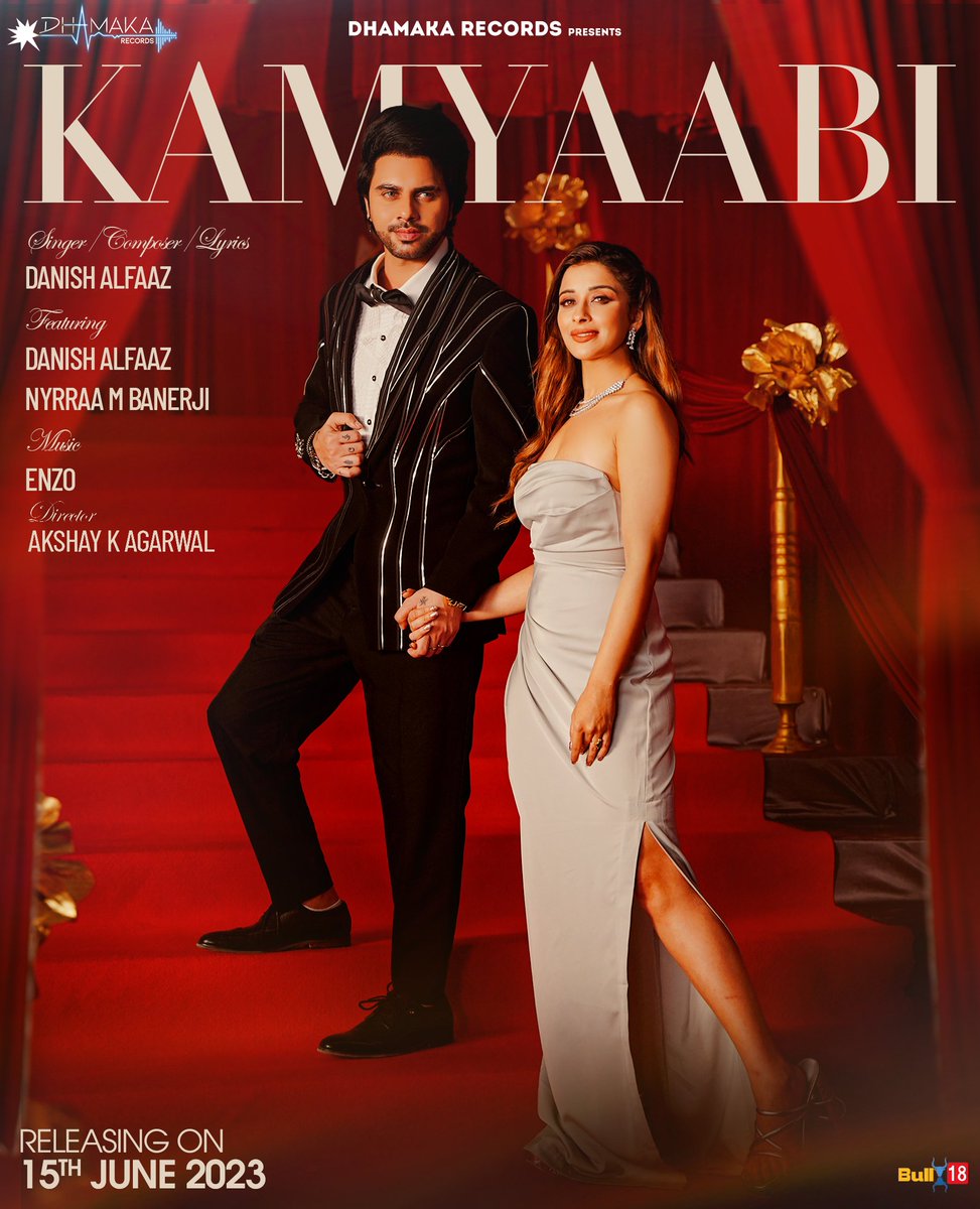 Dhamaka Records (@dhamakarecords) on Twitter photo Chalo sunate hain ek kahani
#KAMYAABI ki ❤️🔥
see you on 15th JUNE 😍❤️
Countdown Begins🕥🕺🏻
.
<a href="/DanishAlfaaz/">Danish Alfaaz</a> <a href="/nyra_banerjee/">Nyra banerjee</a> #akshayagrawal @musicenzo
@dhamakarecords - <a href="/PriyaankkSharma/">PriyaankkSharma</a> <a href="/Parasmehta27/">Paras Mehta</a>
.
@stylebyoutro @bull18network
.
#Dhamakarecords X #KAMYAABI
Stay tuned 💥 Chalo sunate hain ek kahani
#KAMYAABI ki ❤️🔥
see you on 15th JUNE 😍❤️
Countdown Begins🕥🕺🏻
.
<a href="/DanishAlfaaz/">Danish Alfaaz</a> <a href="/nyra_banerjee/">Nyra banerjee</a> #akshayagrawal @musicenzo
@dhamakarecords - <a href="/PriyaankkSharma/">PriyaankkSharma</a> <a href="/Parasmehta27/">Paras Mehta</a>
.
@stylebyoutro @bull18network
.
#Dhamakarecords X #KAMYAABI
Stay tuned 💥