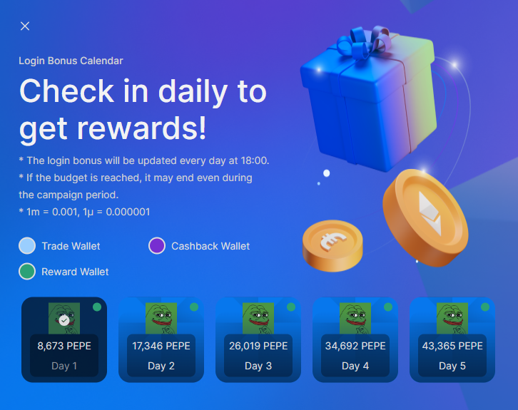 1⃣Refferal👥 
🎁$30 PEPE+$30BTC‼ 
For more information. 

$30 PEPE
bitcastle.io/notification/1…

$30 BTC 
bitcastle.io/en/notificatio… 

2⃣New registration📱 
🎁$30  PEPE+$100 BTC 

$100 BTC 
bitcastle.io/en/notificatio… 

3⃣Login Bonus You can get crypto just by login for free!