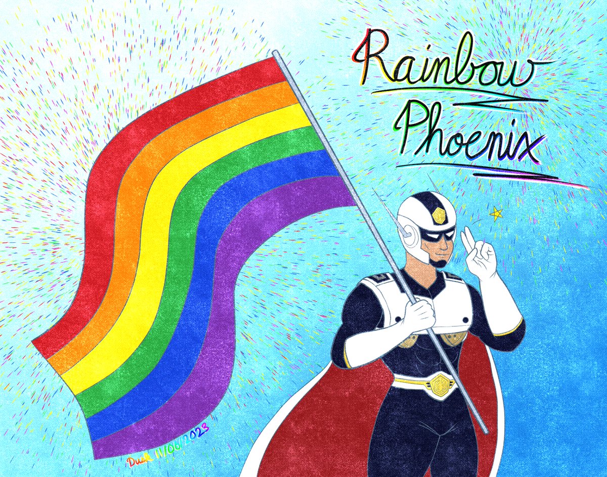 (F-Zero) Happy Pride ft. Rainbow Phoenix! 🥳🌈 #FZero