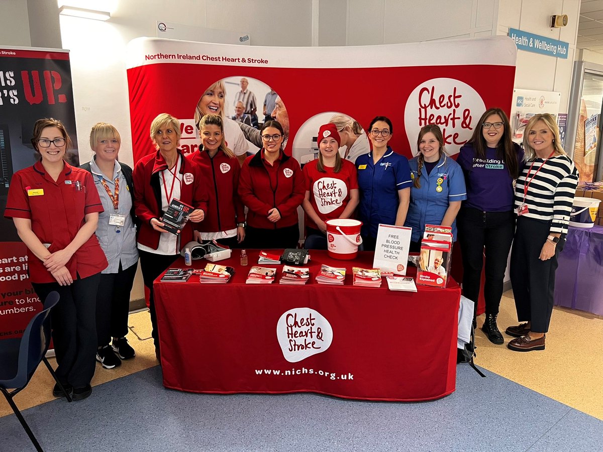 Did you know that high blood pressure if the single biggest cause of stroke?
During Stroke awareness month, the @nichstweet joined us to raise awareness of the importance of checking your blood pressure & carried out 160 checks across three days, which resulted in