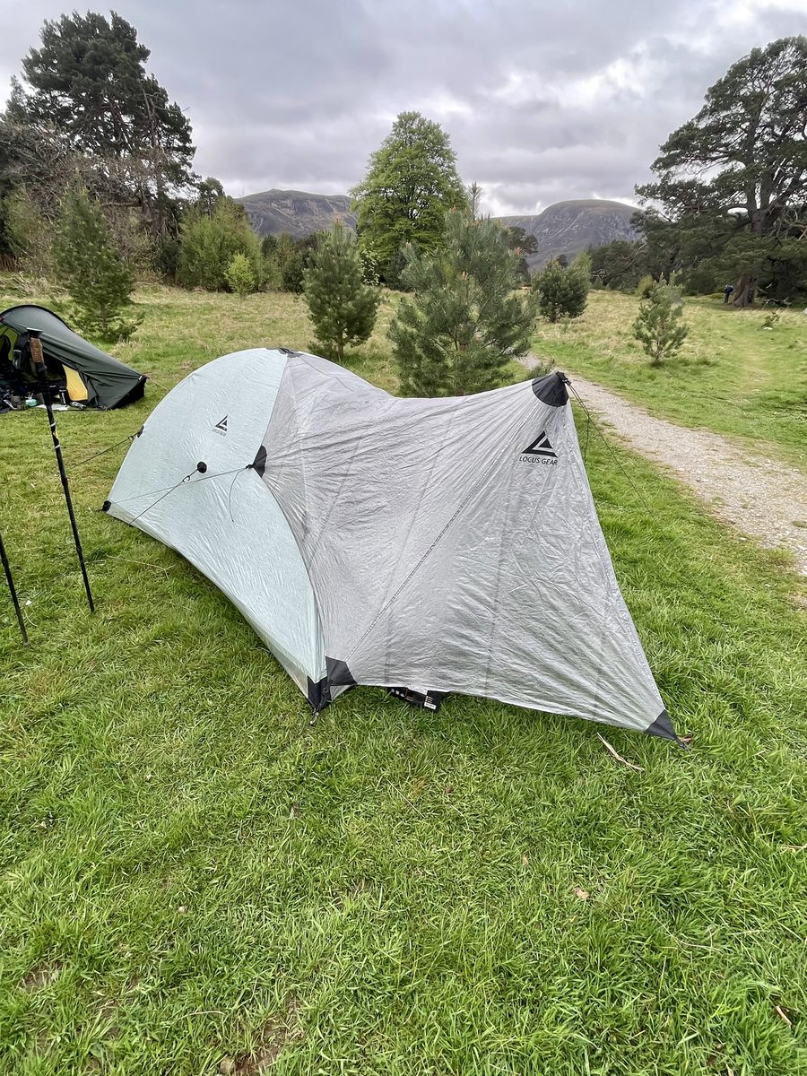 TGOC 2023 Camp 5 at Newtonmore Hostel & Camp 6 at Ruigh Aiteachain Bothy.

After staying as Camp 5 in the garden of the Newtonmore Hostel, which is also the HQ of TGO, we walked along the River Spey, over some more hills and through the Glen Feshie valley along the River Feshie